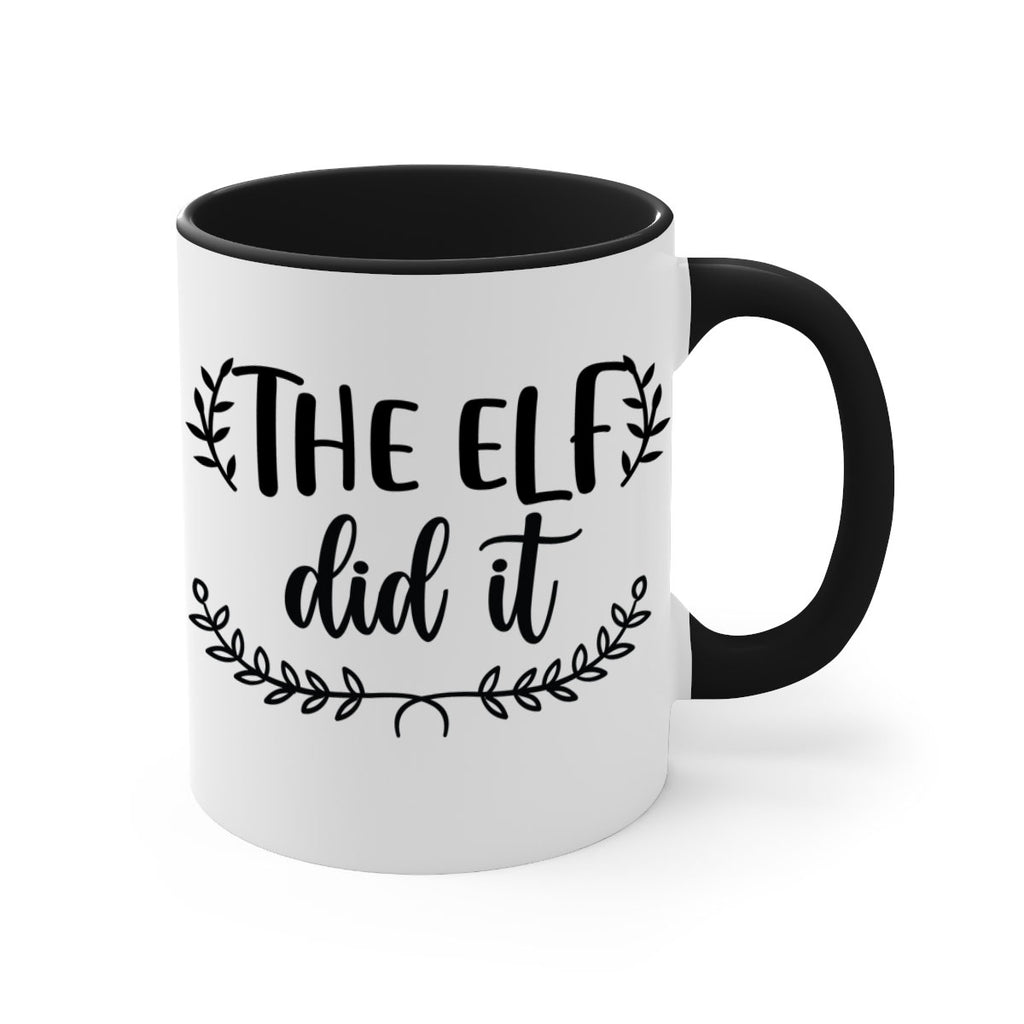 the elf did it style 1196#- christmas-Mug / Coffee Cup
