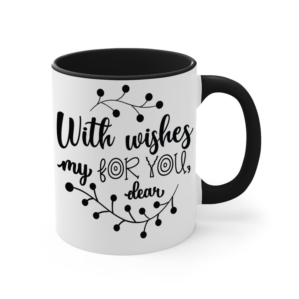with wishes for you, my dear style 1245#- christmas-Mug / Coffee Cup