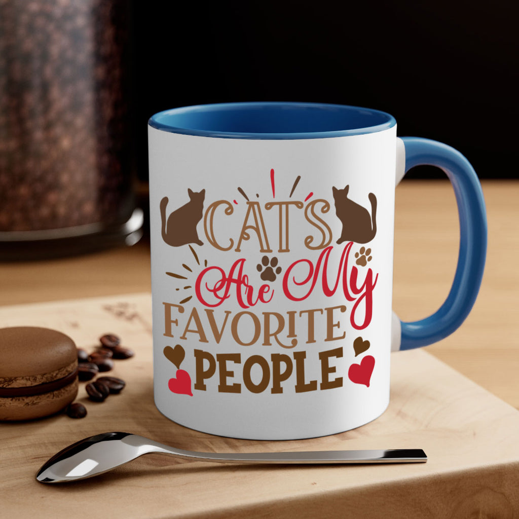 Cats Are My Favorite People Style 8#- cat-Mug / Coffee Cup