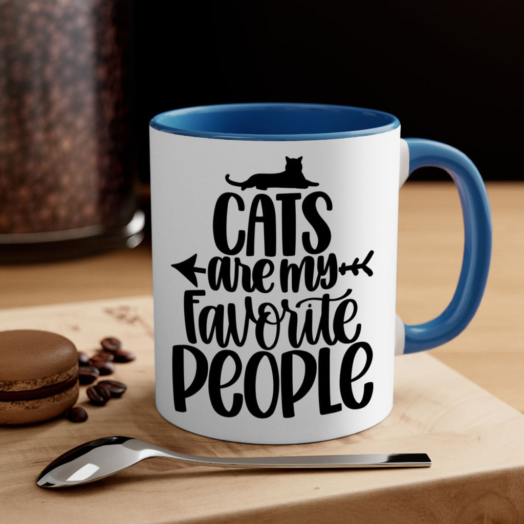 Cats Are My Favorite People Style 90#- cat-Mug / Coffee Cup