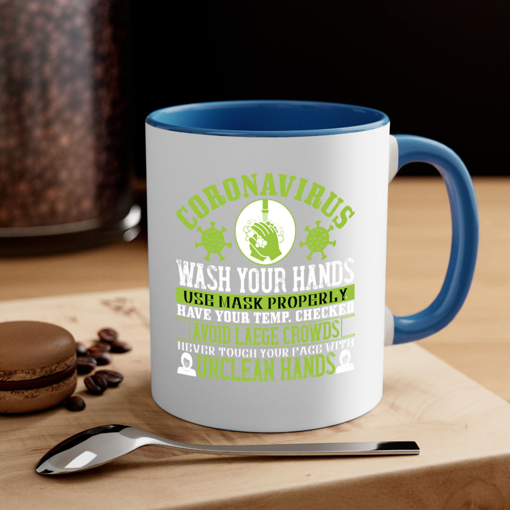 Coronavirus Wash Your Hands Use Style 1#- corona virus-Mug / Coffee Cup