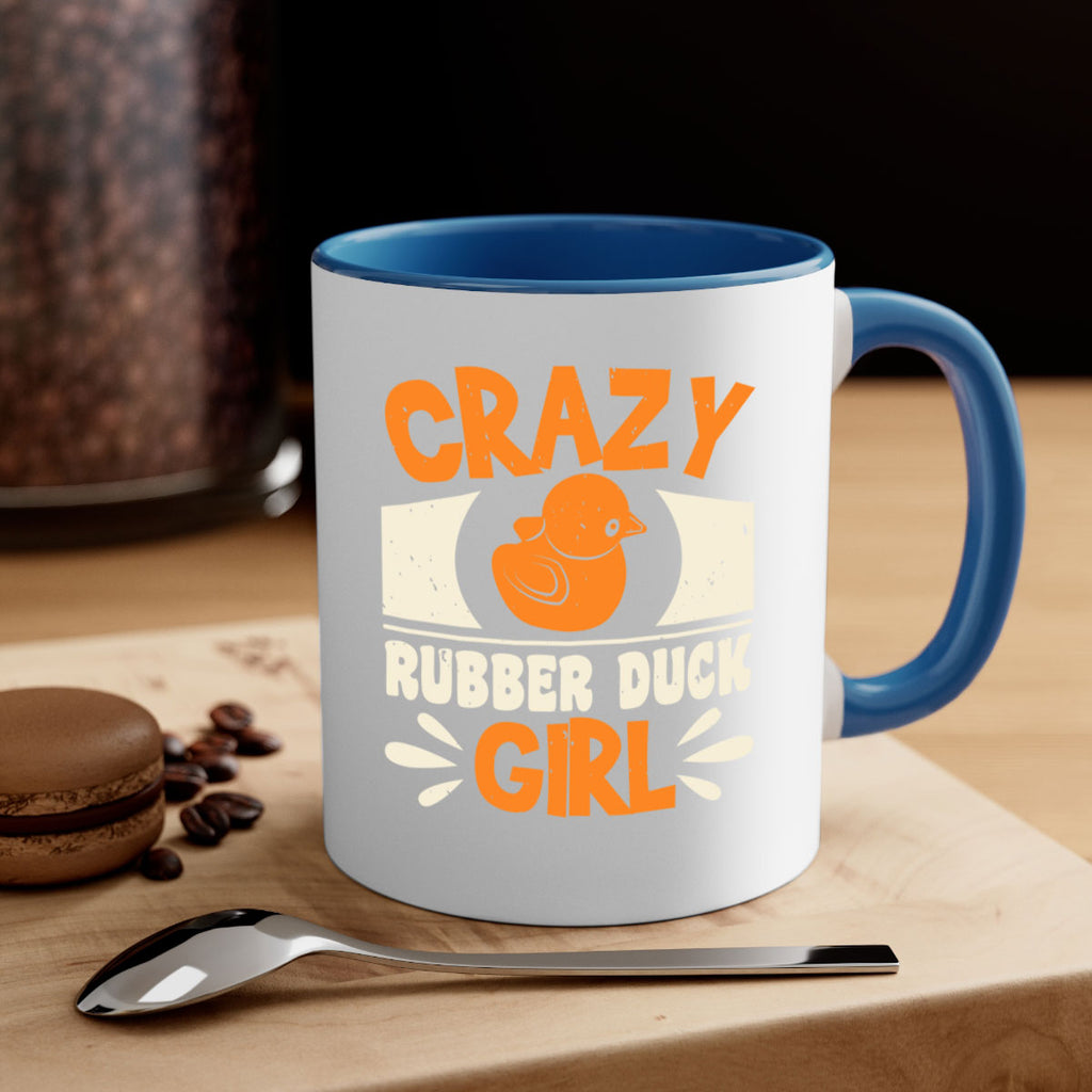 Crazy Rubber Duck Girl Style 4#- duck-Mug / Coffee Cup
