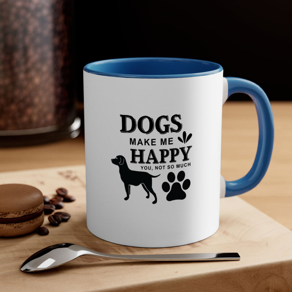 Dogs Make Me Happy Style 44#- Dog-Mug / Coffee Cup