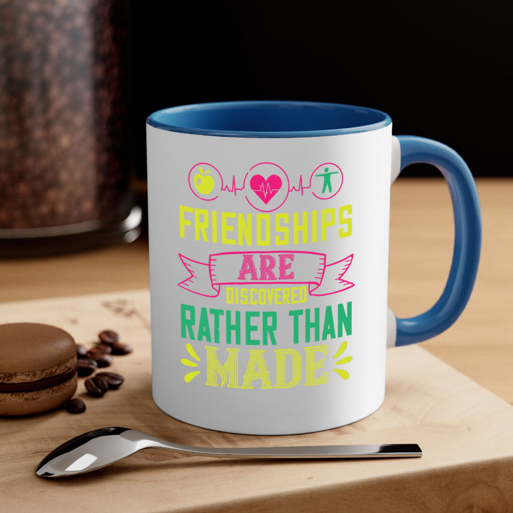 Friendships are discovered rather than made Style 48#- World Health-Mug / Coffee Cup