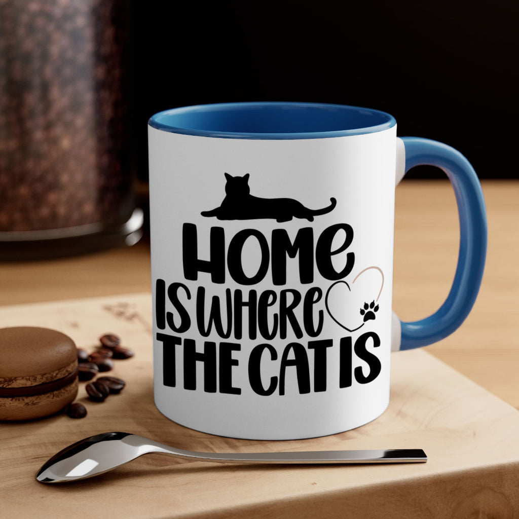 Home Is Where The Cat is Style 93#- cat-Mug / Coffee Cup