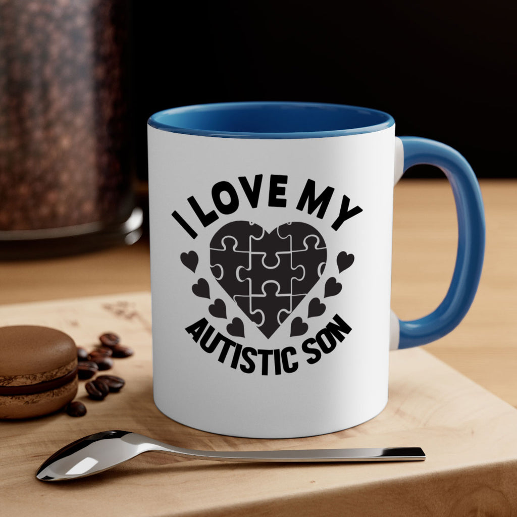 I love my Style 46#- autism-Mug / Coffee Cup