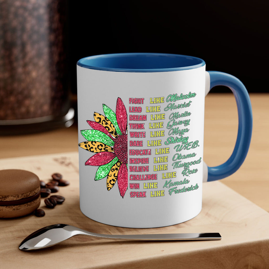 Juneteenth Sunflower Design 17#- juneteenth-Mug / Coffee Cup