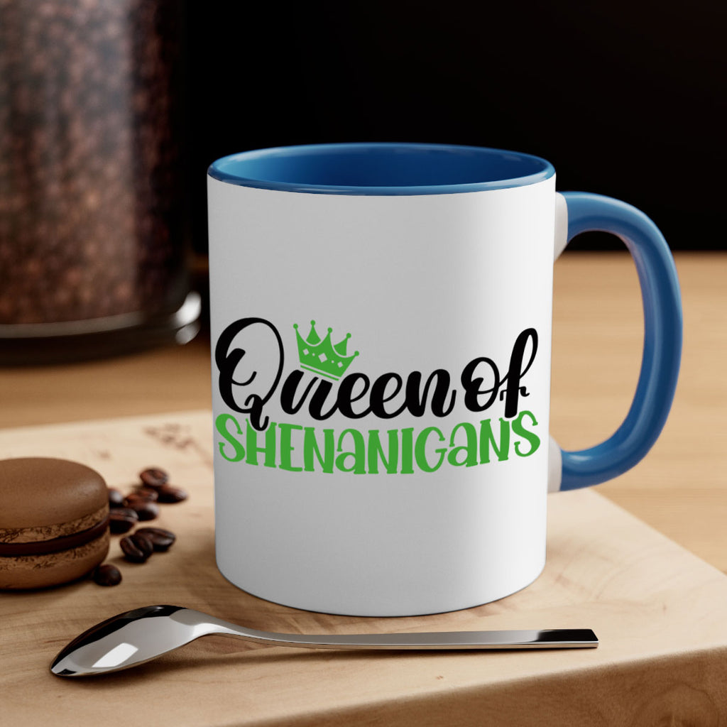 Queen Of Shenanigans Style 36#- St Patricks Day-Mug / Coffee Cup