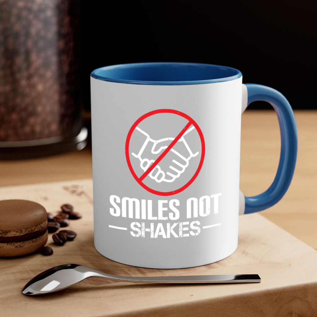 SMILES NOT SHAKES Style 23#- corona virus-Mug / Coffee Cup