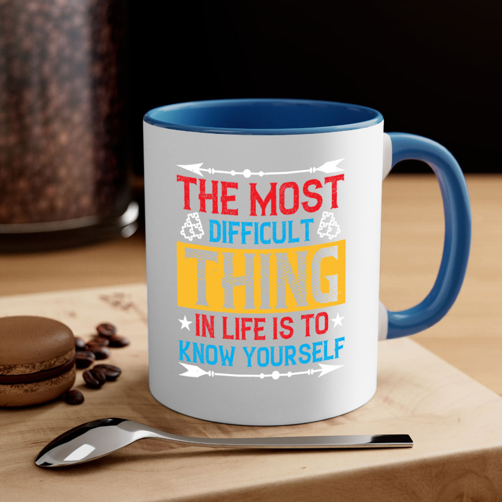 The most difficult thing in life is to know yourself Style 18#- Self awareness-Mug / Coffee Cup
