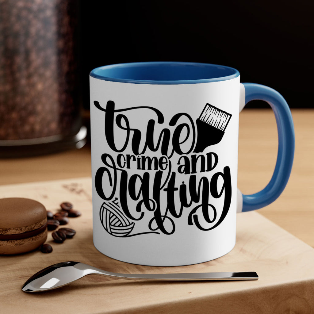 True Crime And Crafting 3#- crafting-Mug / Coffee Cup