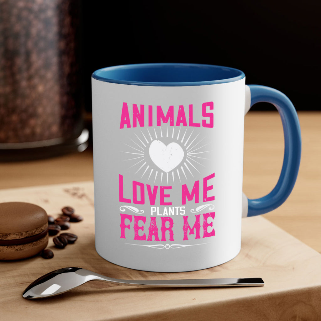animals love me 102#- vegan-Mug / Coffee Cup