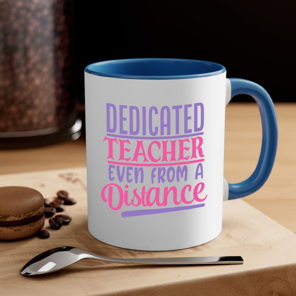 dedicated teacher even from a distance Style 53#- corona virus-Mug / Coffee Cup