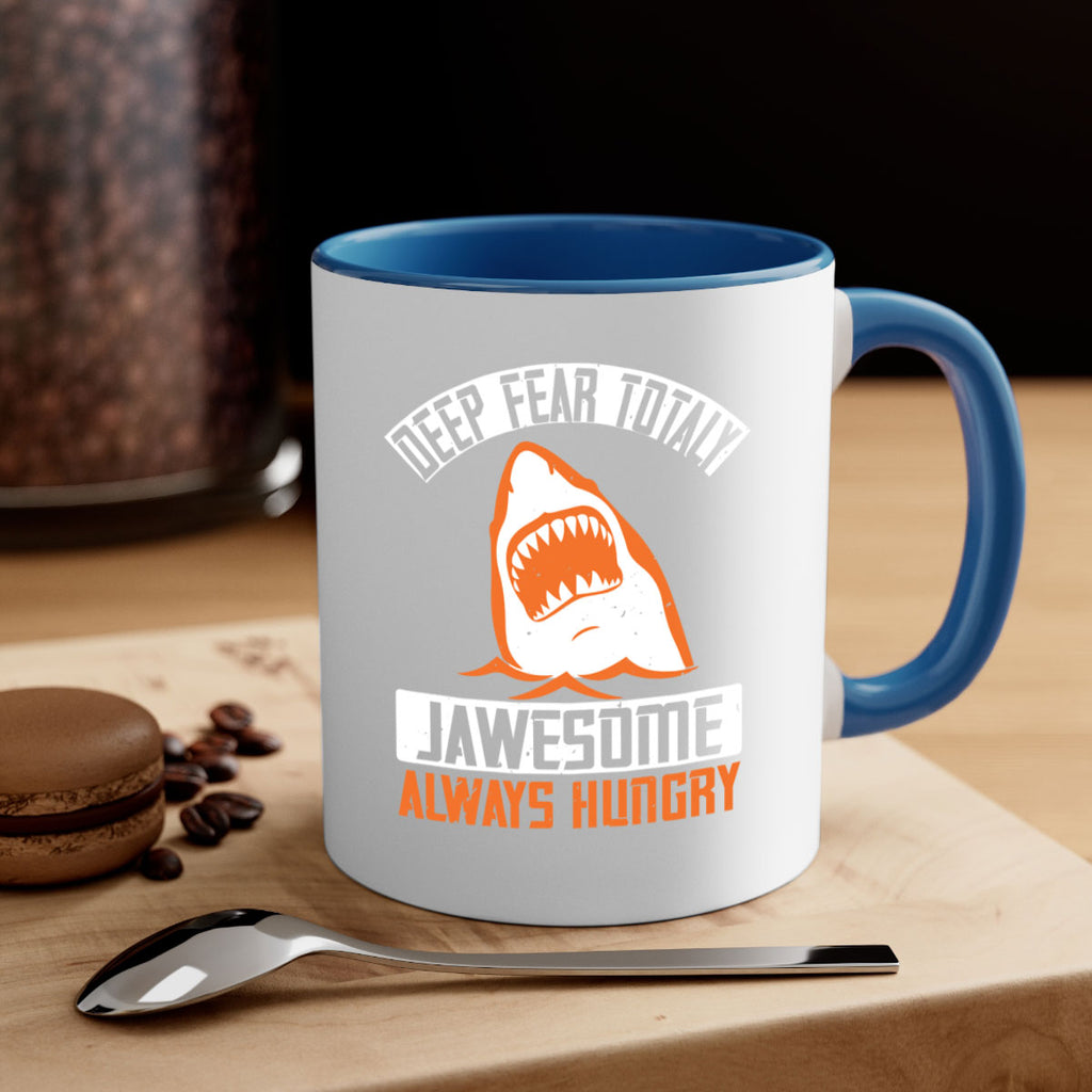 deep fear totaly jawesome always hungry Style 90#- Shark-Fish-Mug / Coffee Cup