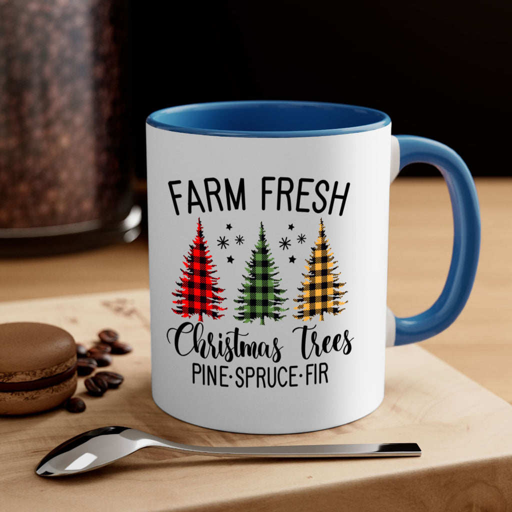 farm fresh christmas trees style 206#- christmas-Mug / Coffee Cup
