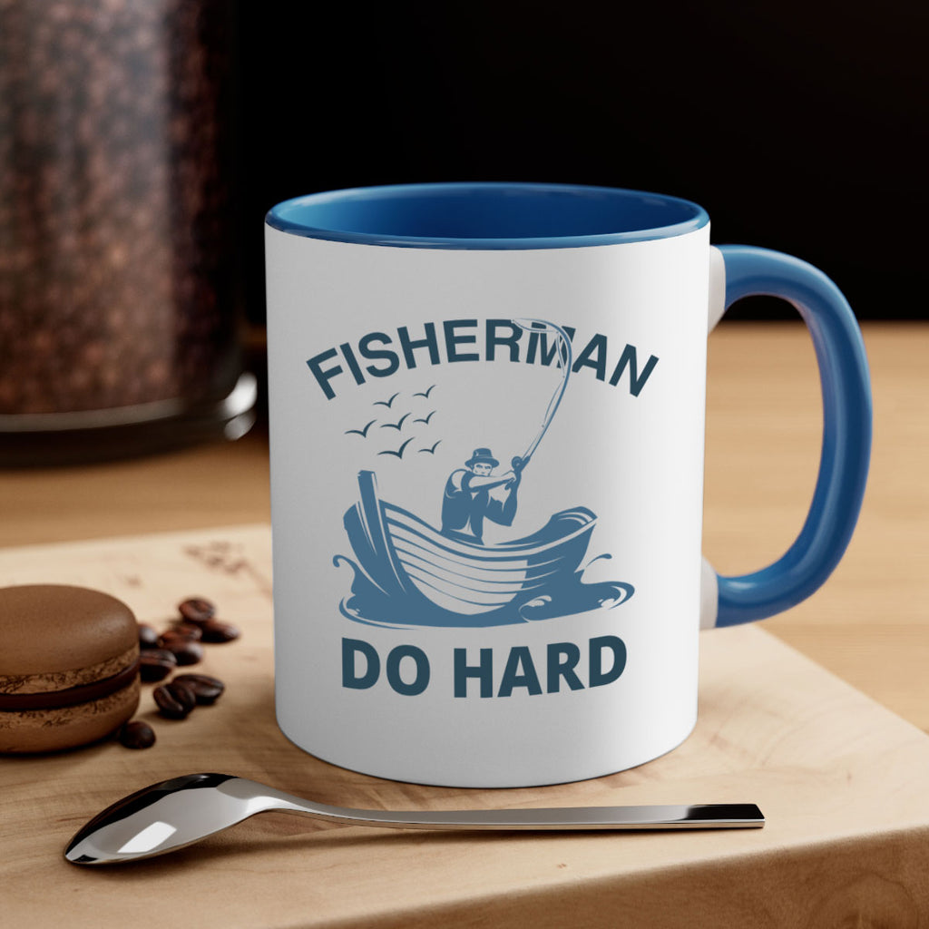 fisher man do hard 155#- fishing-Mug / Coffee Cup
