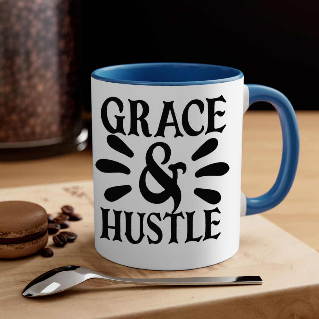 grace hustle Style 111#- motivation-Mug / Coffee Cup