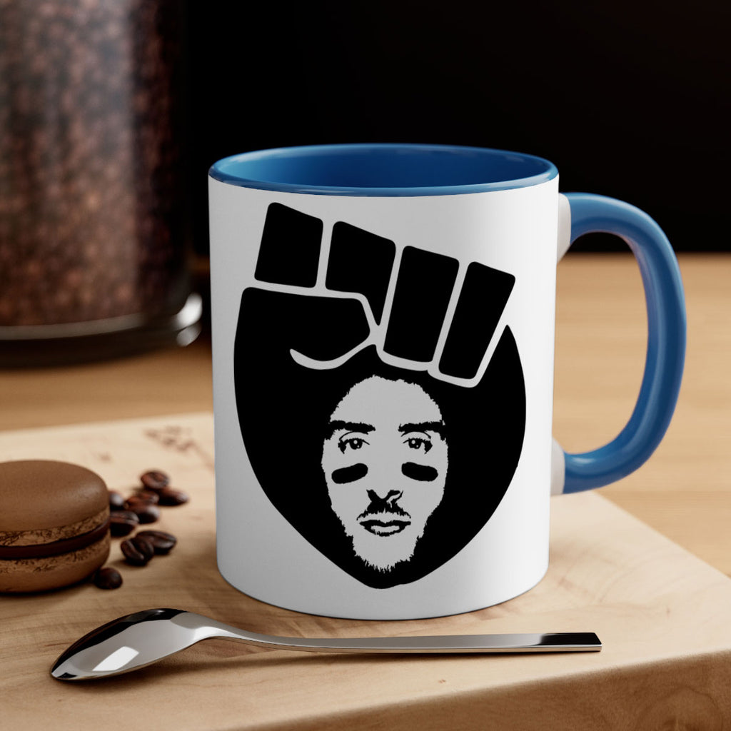 kaepernick fist hair 22#- Black men - Boys-Mug / Coffee Cup