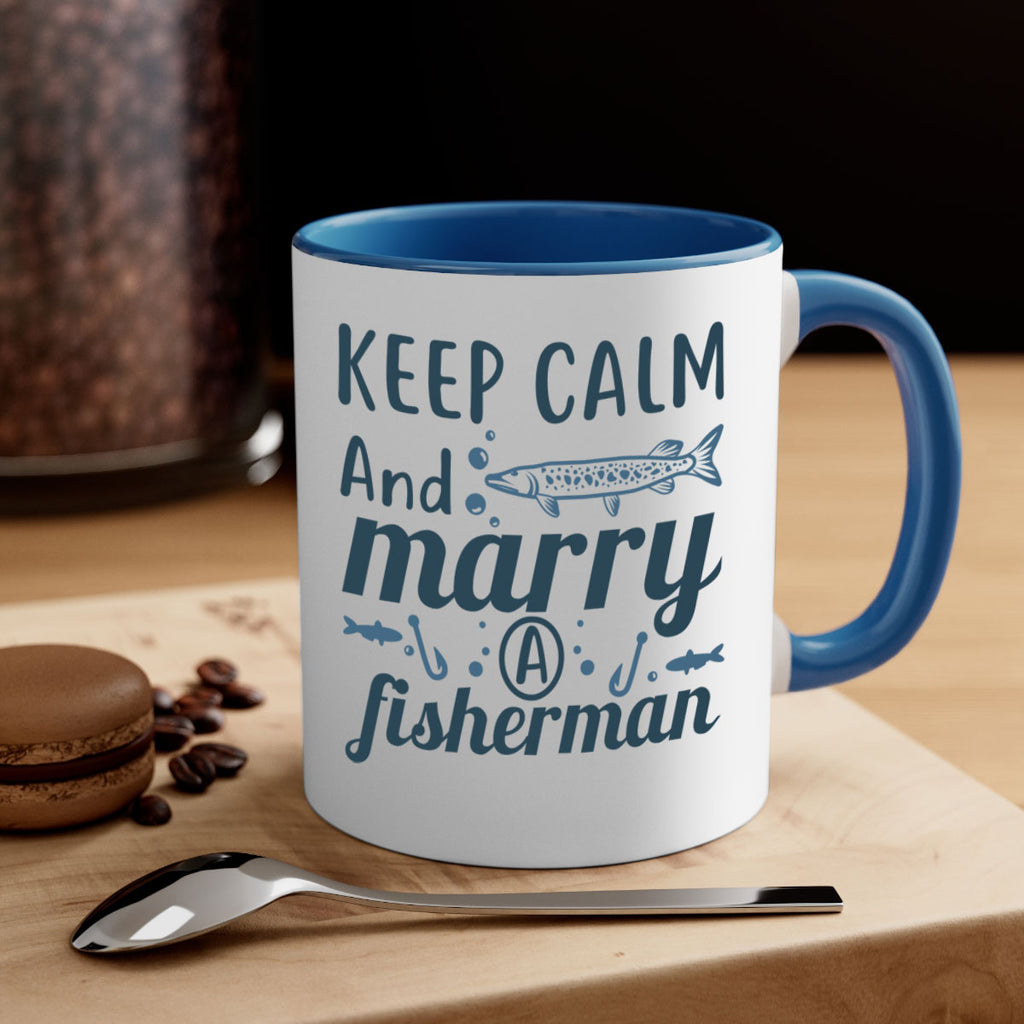 keep calm and merry 66#- fishing-Mug / Coffee Cup