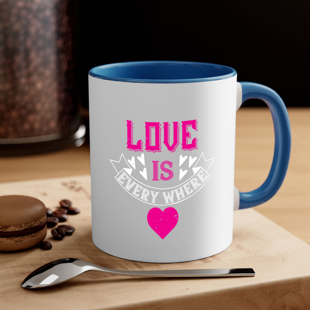 love is every where 44#- valentines day-Mug / Coffee Cup