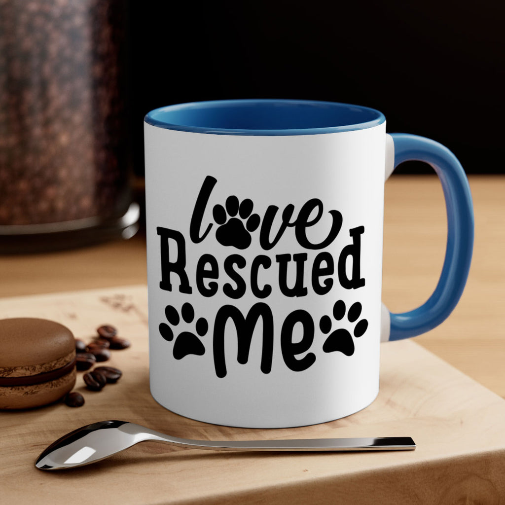 love rescued me Style 72#- Dog-Mug / Coffee Cup