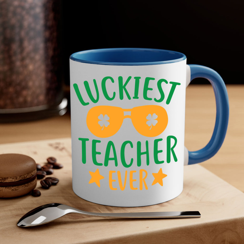 luckiest teacher ever 13#- mardi gras-Mug / Coffee Cup