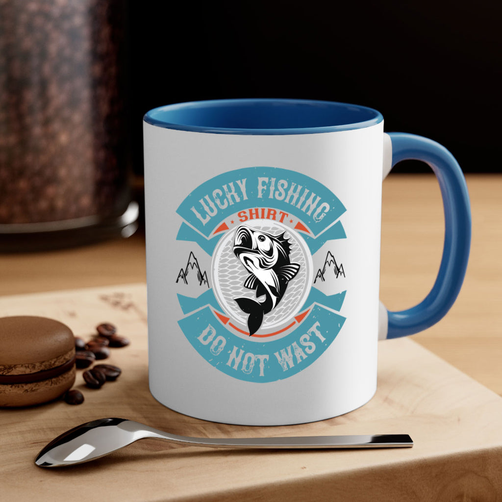 lucky fishing shirt do not wast 59#- fishing-Mug / Coffee Cup