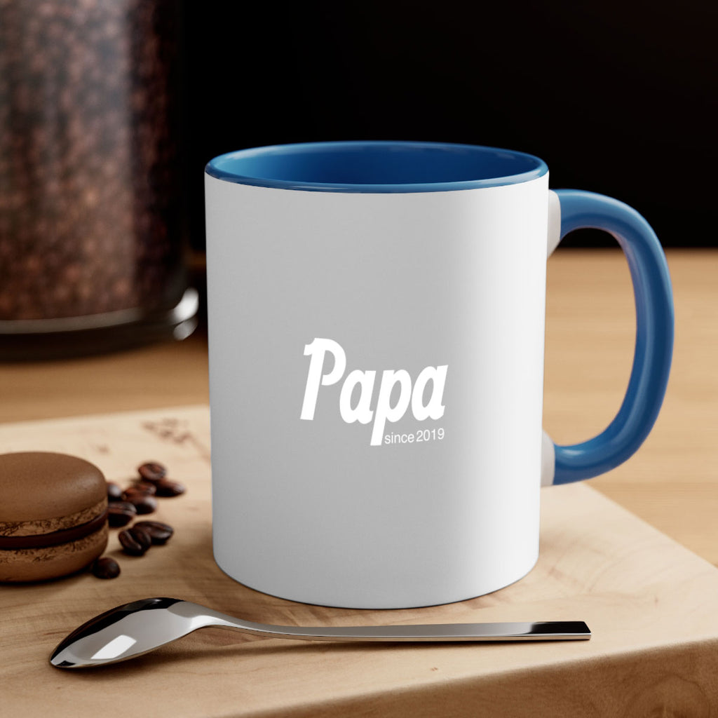papa since 128#- grandpa-Mug / Coffee Cup