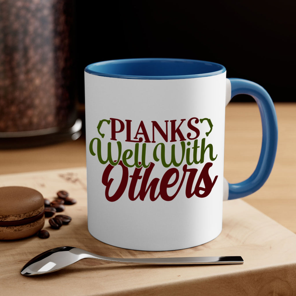 planks well with others 25#- gym-Mug / Coffee Cup