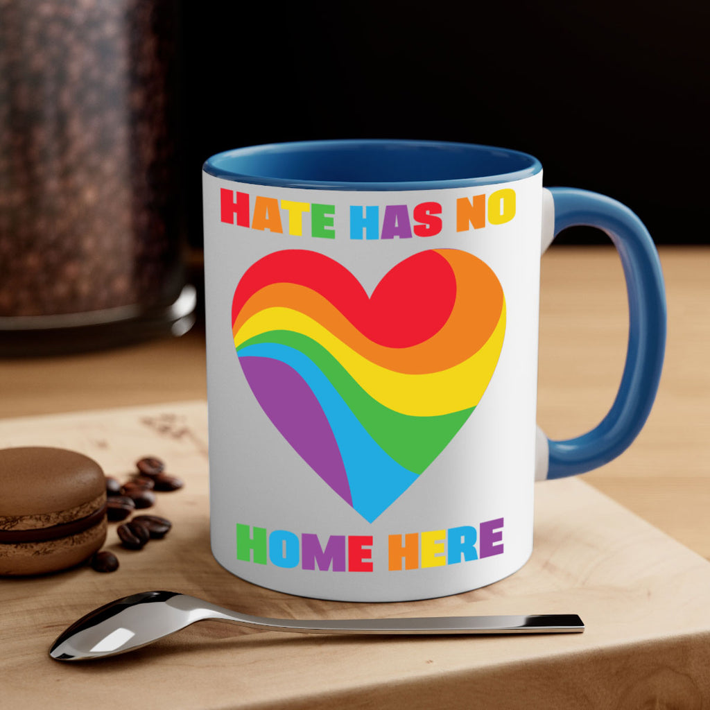 rainbow heart hate has no lgbt 30#- lgbt-Mug / Coffee Cup