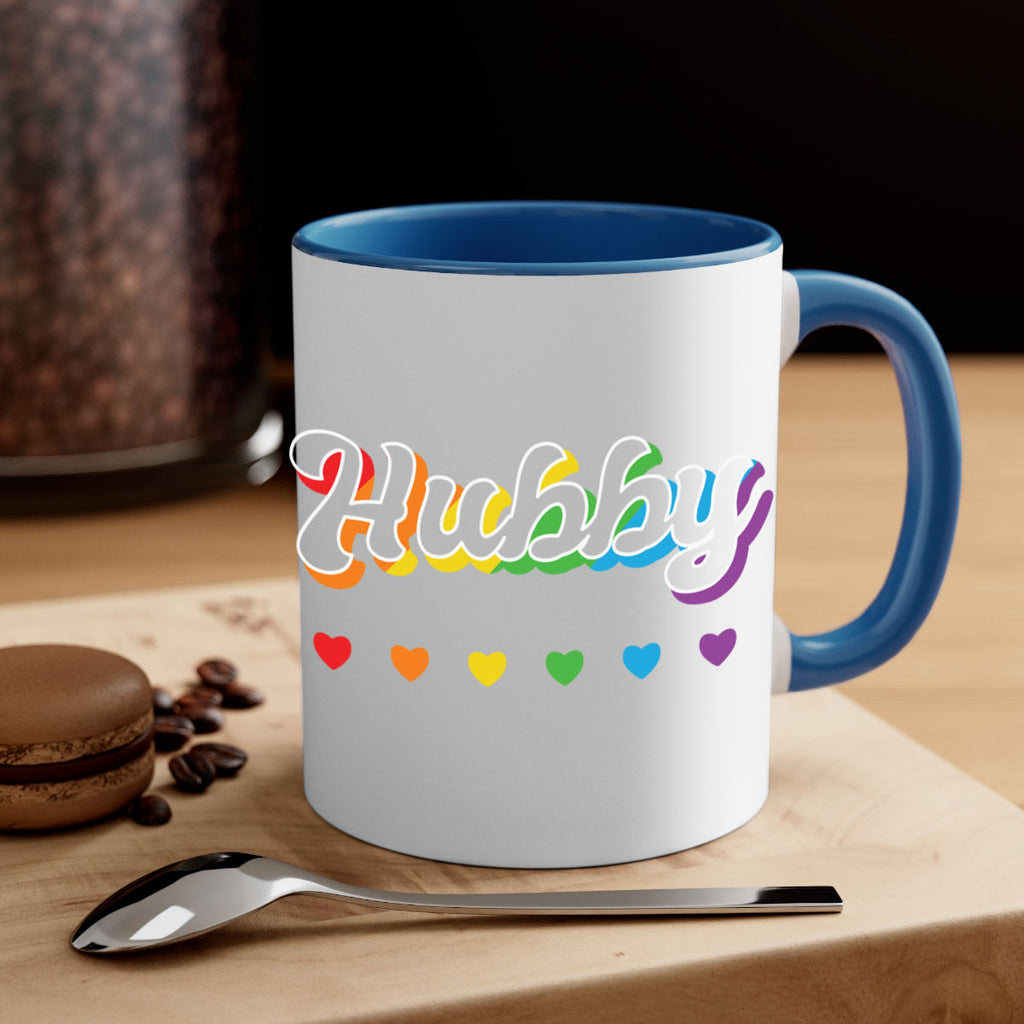 rainbow hubby lgbtq pride lgbt 29#- lgbt-Mug / Coffee Cup