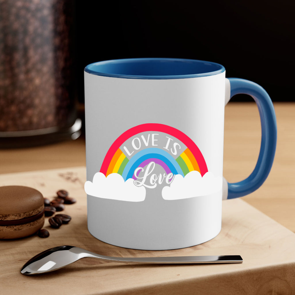 rainbow lgbt love is love 28#- lgbt-Mug / Coffee Cup