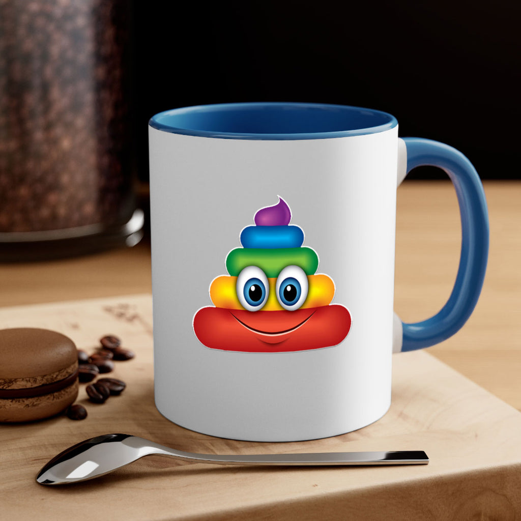 rainbow poop emoji 4#- lgbt-Mug / Coffee Cup