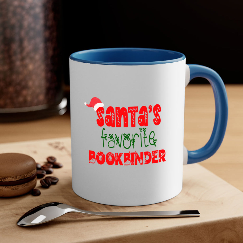 santas favorite bookbinder style 684#- christmas-Mug / Coffee Cup