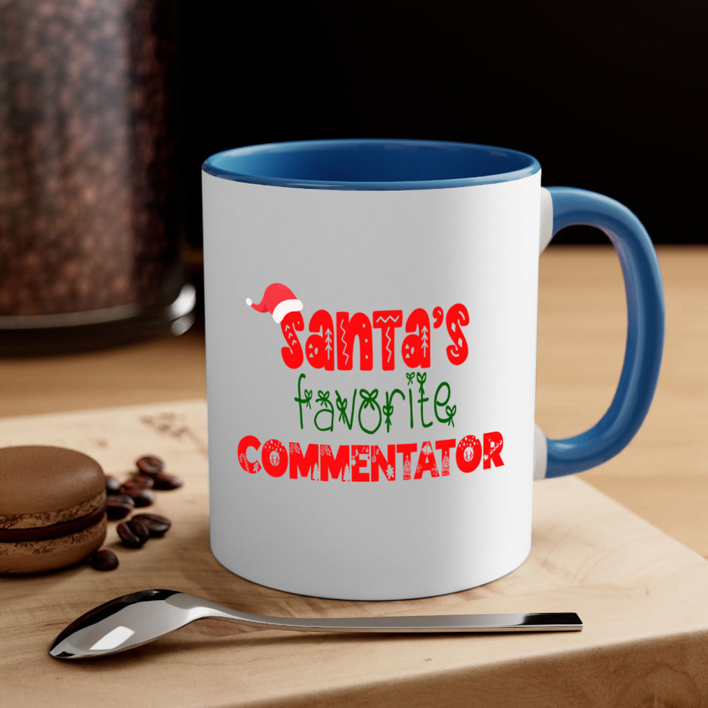 santas favorite commentator style 728#- christmas-Mug / Coffee Cup