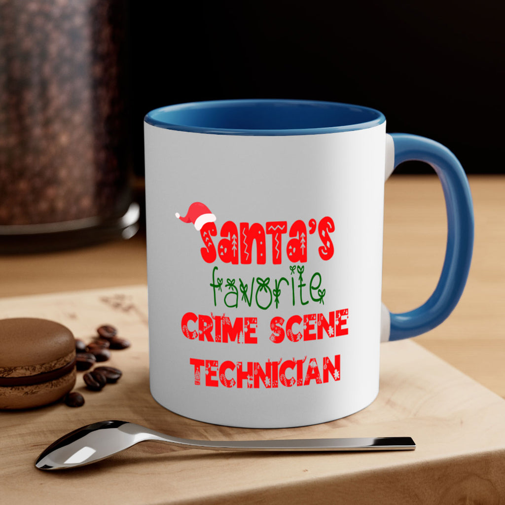 santas favorite crime scene technician style 755#- christmas-Mug / Coffee Cup