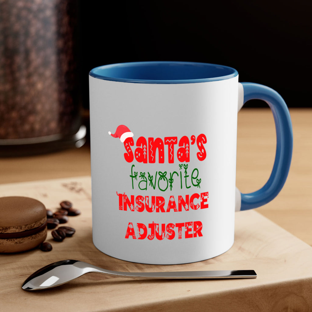 santas favorite insurance adjuster style 891#- christmas-Mug / Coffee Cup