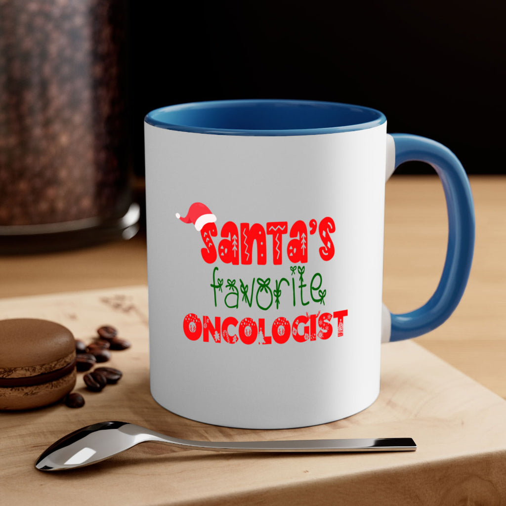 santas favorite oncologist style 986#- christmas-Mug / Coffee Cup