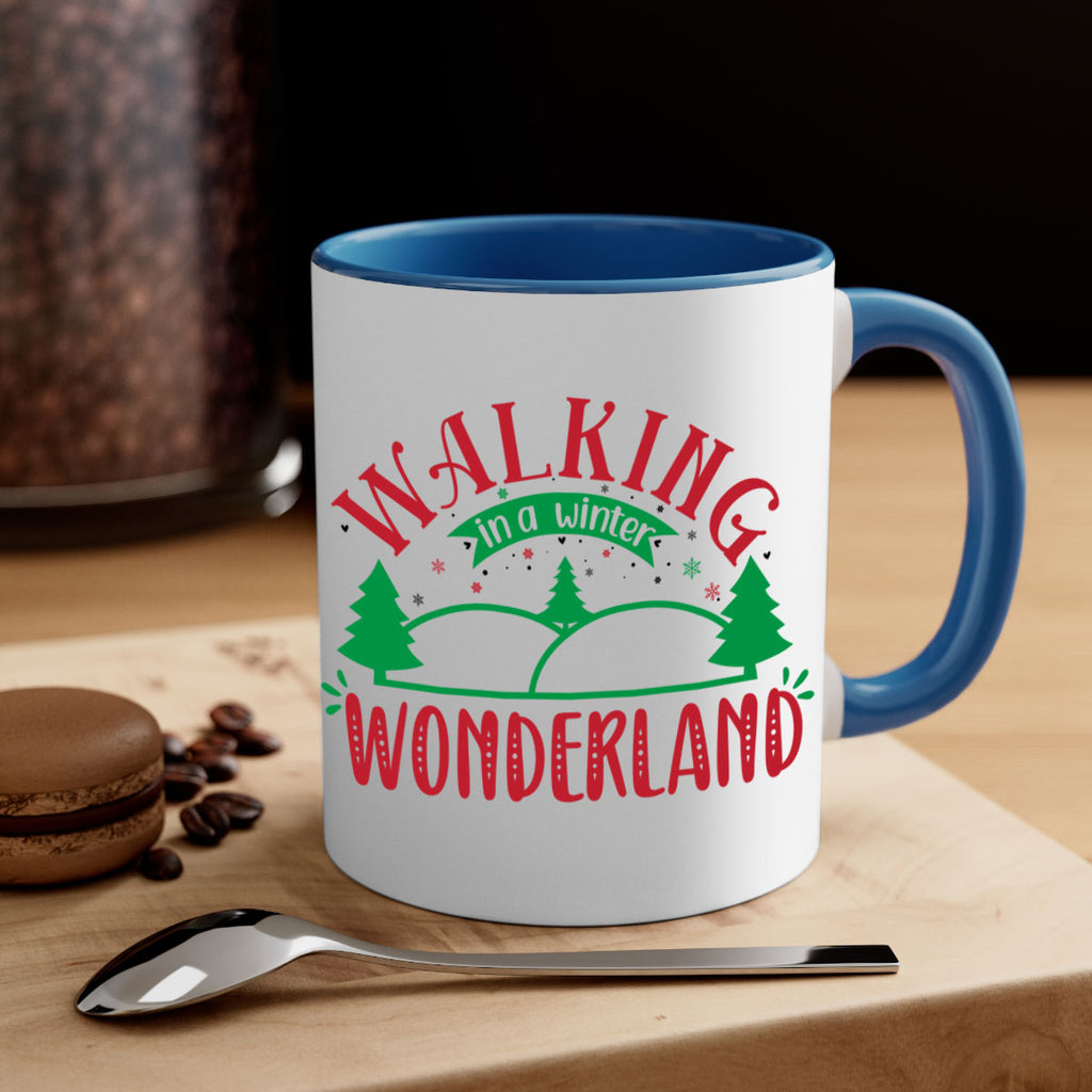 walking in a winter wonderland style 1225#- christmas-Mug / Coffee Cup