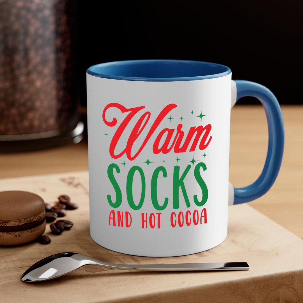 warm socks and hot cocoa style 1226#- christmas-Mug / Coffee Cup