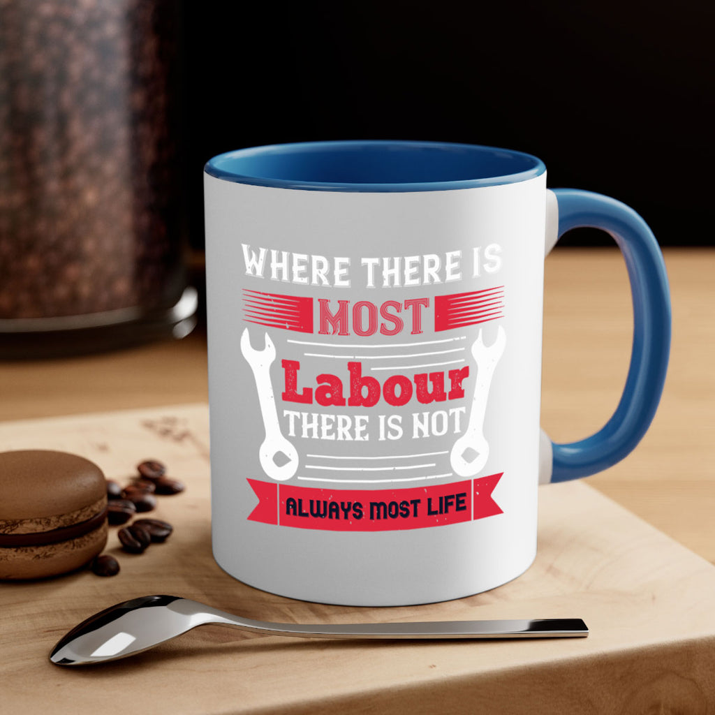 where there is most labour there is not always most life 10#- labor day-Mug / Coffee Cup