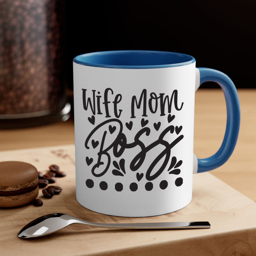 wife mom boss 358#- mom-Mug / Coffee Cup