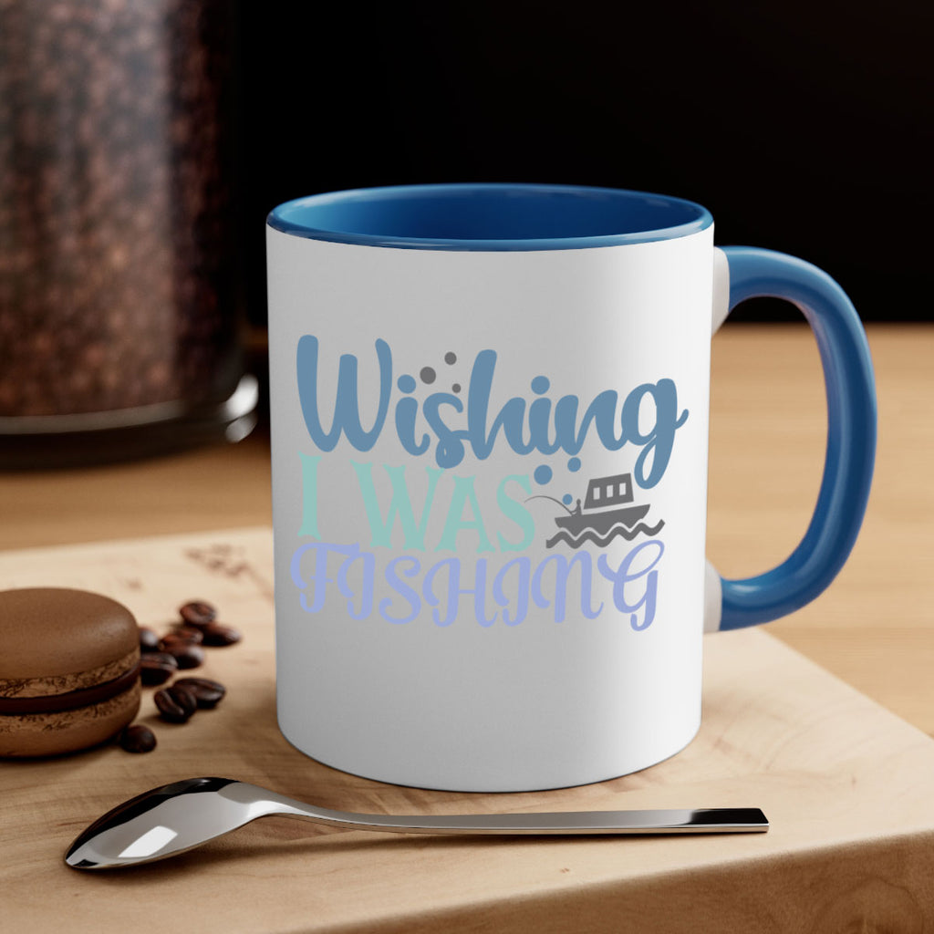 wishing i was fishing 190#- fishing-Mug / Coffee Cup