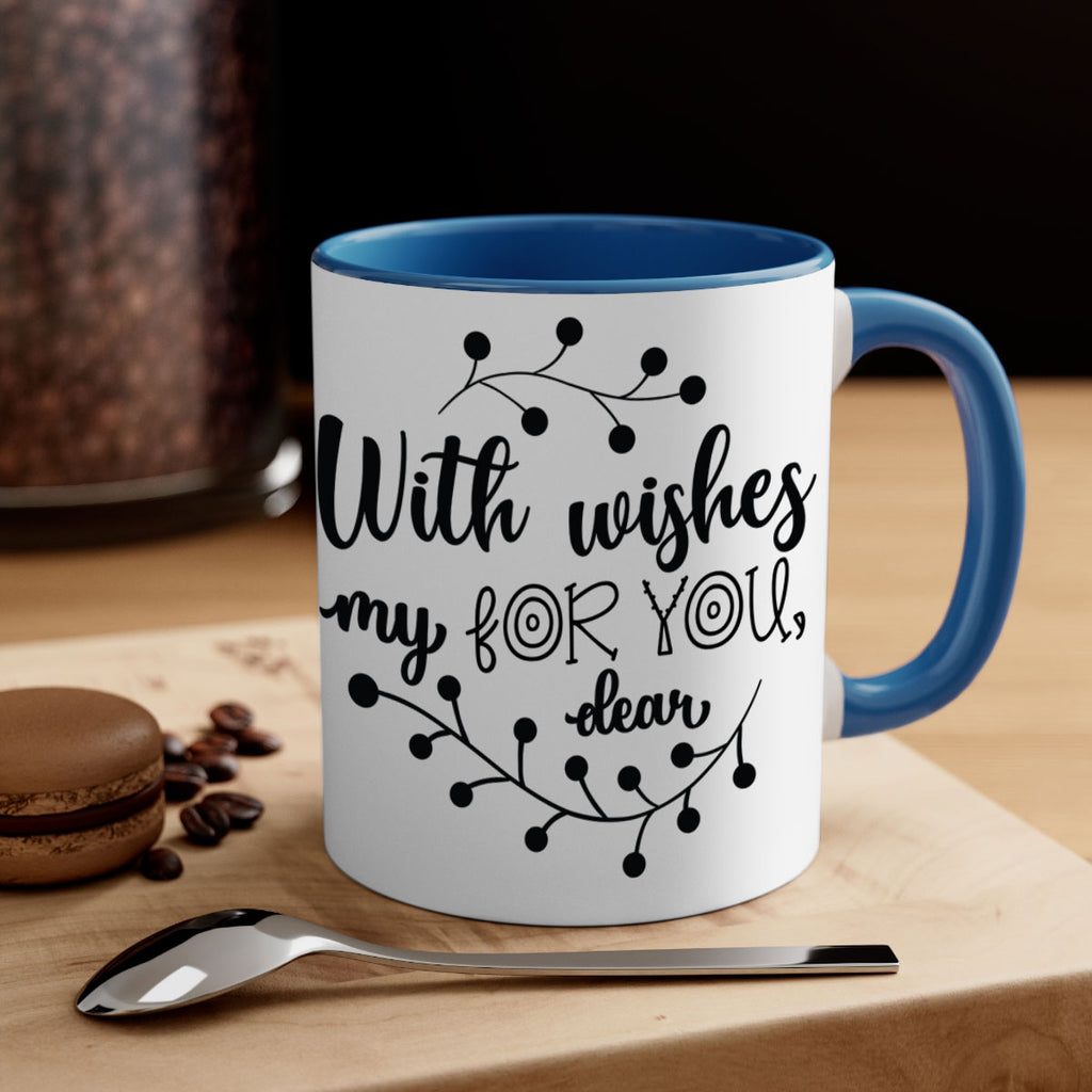 with wishes for you, my dear style 1245#- christmas-Mug / Coffee Cup