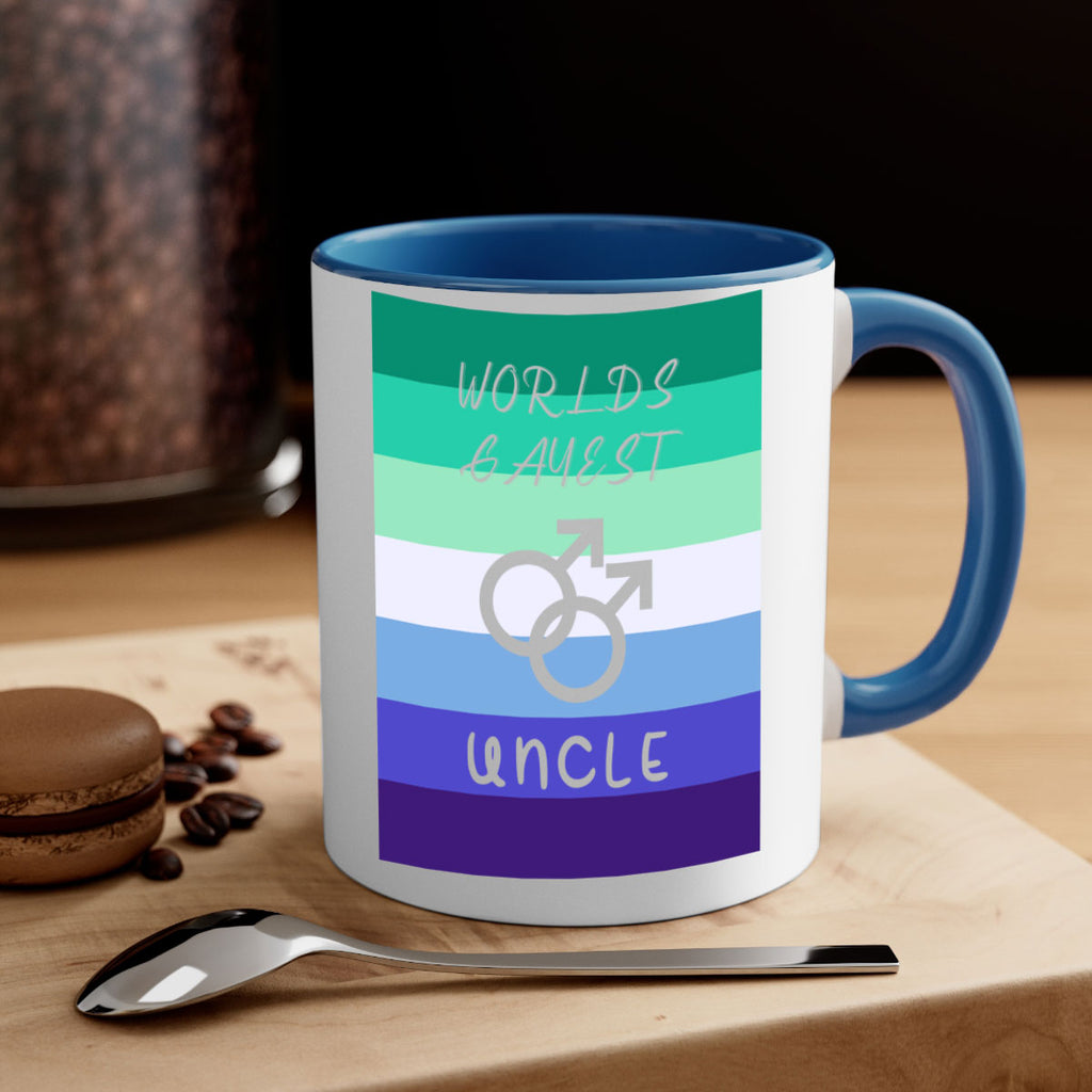 worlds gayest uncle lgbt proud 1#- lgbt-Mug / Coffee Cup