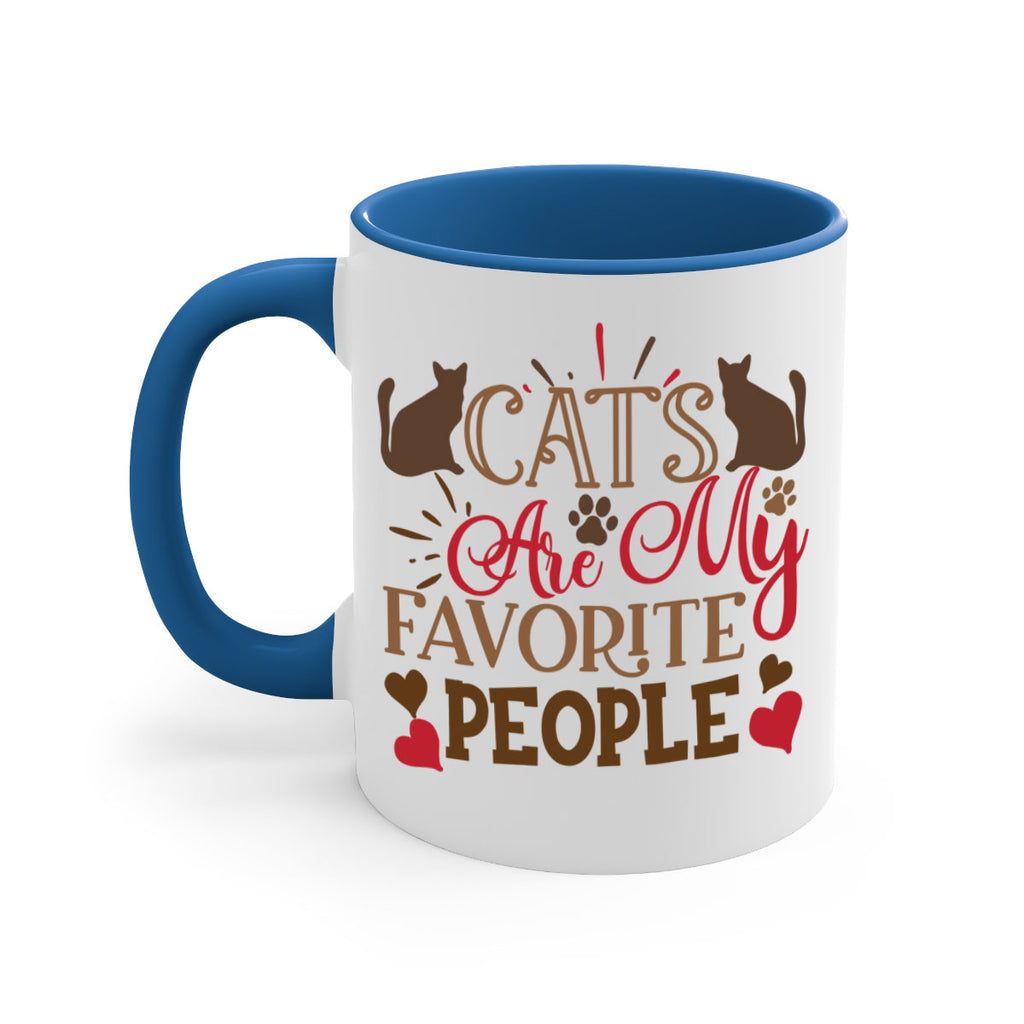 Cats Are My Favorite People Style 8#- cat-Mug / Coffee Cup
