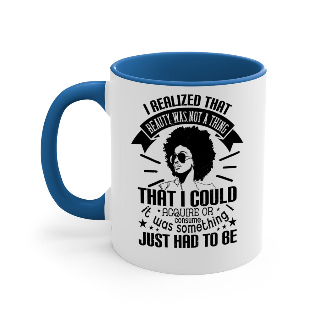 I realized that beauty was not a thing that I could acquire or consume Style 26#- Afro - Black-Mug / Coffee Cup
