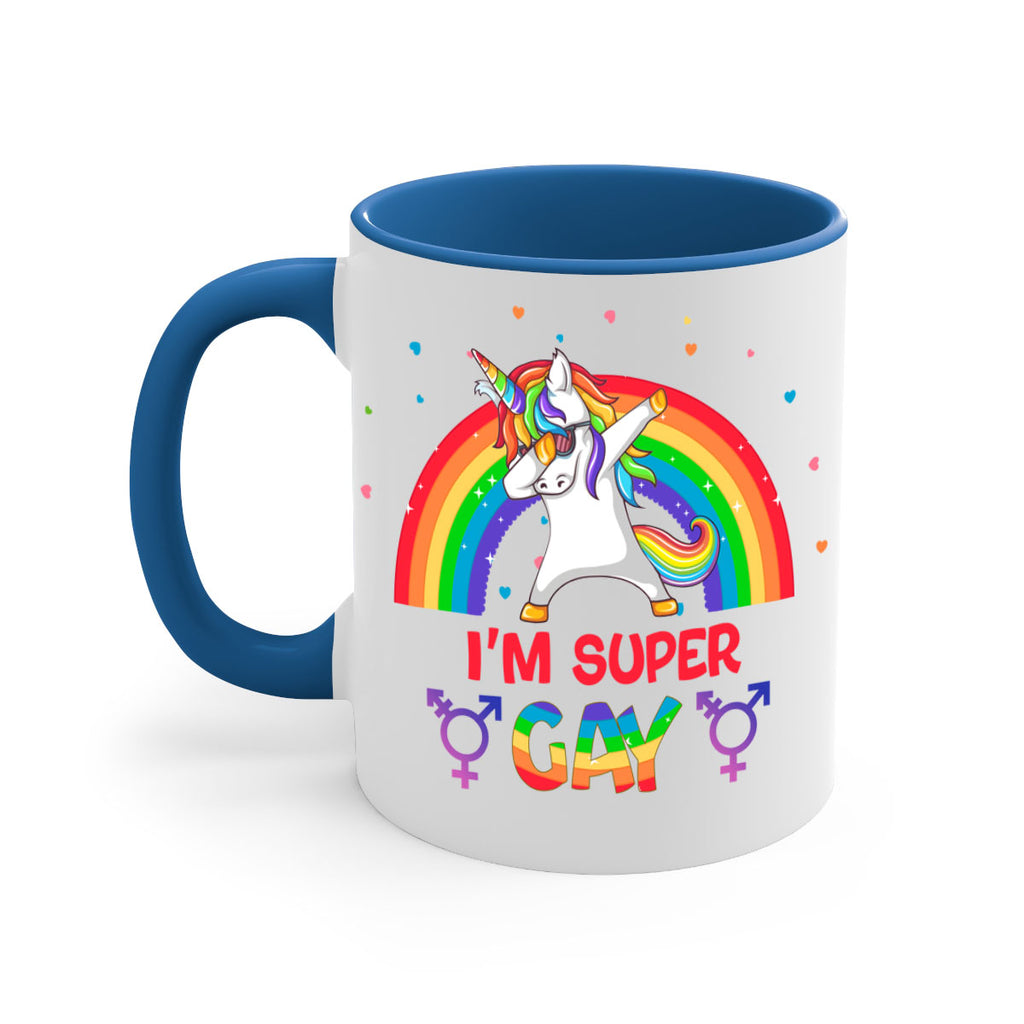 IM Super Gay Lgbt Pride Unicorn Png 44#- lgbt-Mug / Coffee Cup
