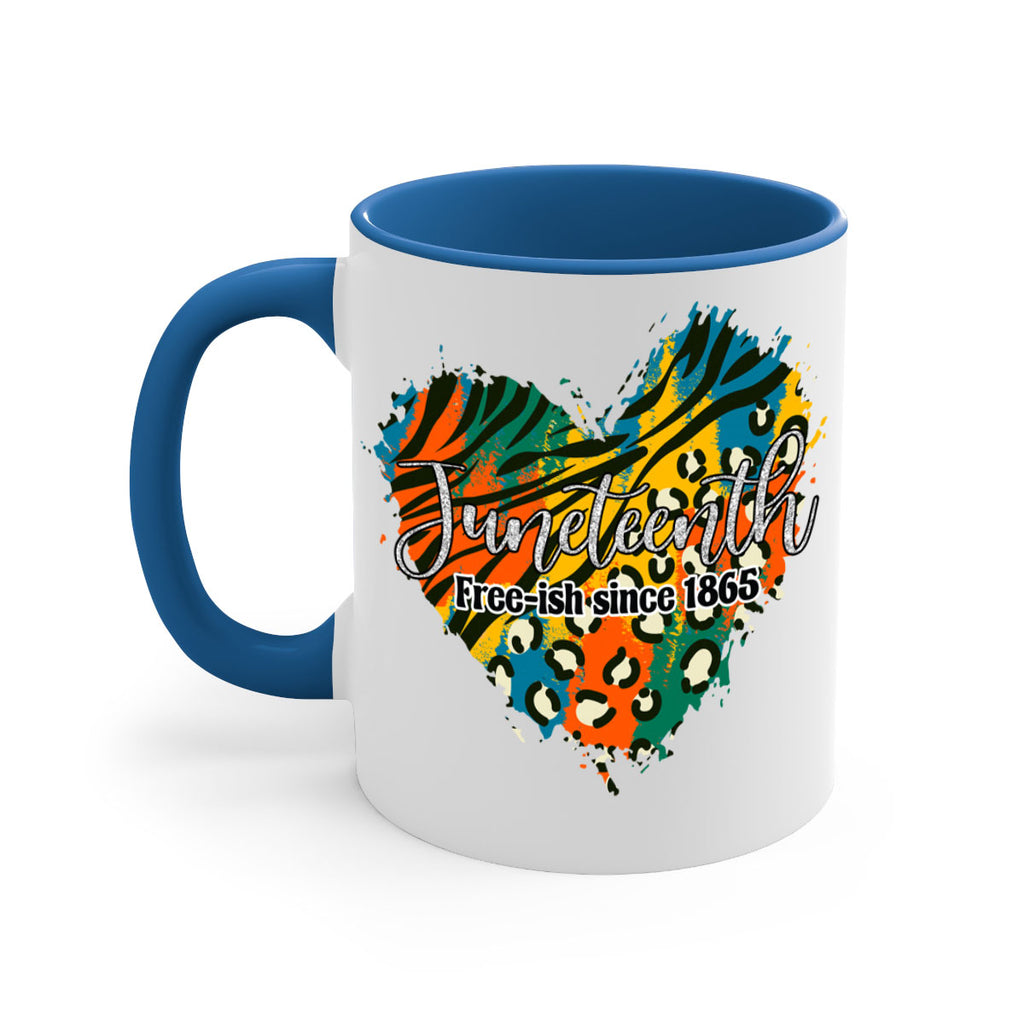Juneteenth Freeish Since 1865 Heart Png 38#- juneteenth-Mug / Coffee Cup
