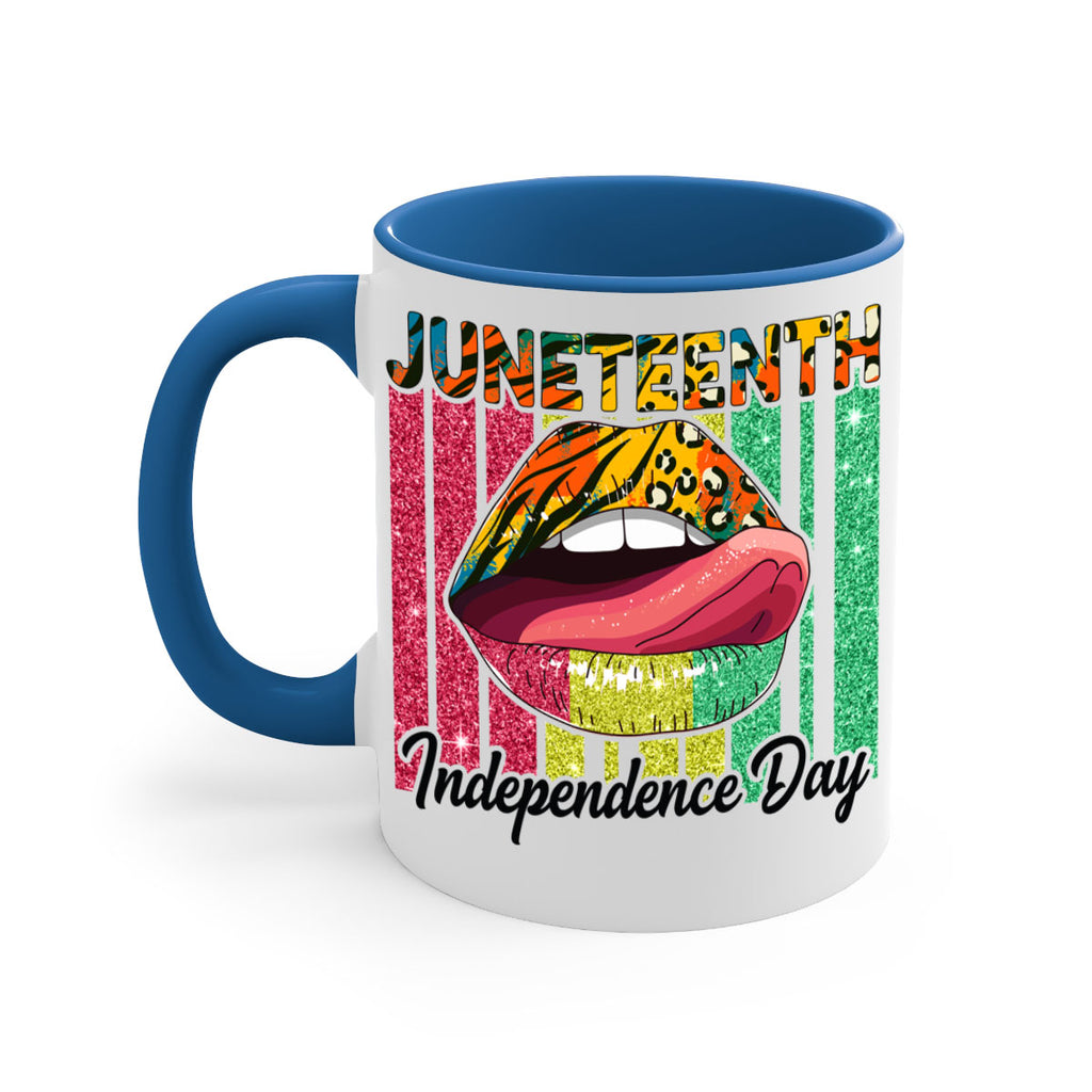 Juneteenth Independence Day Sexy Lip Png 11#- juneteenth-Mug / Coffee Cup